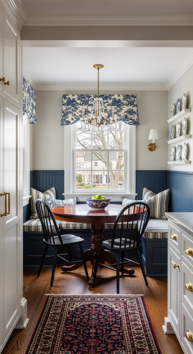colonial windsor formal breakfast nook