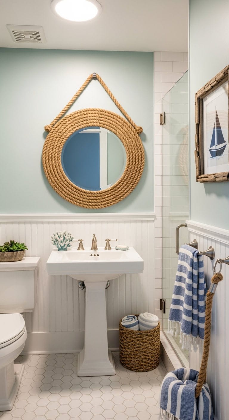 compact coastal rope mirror