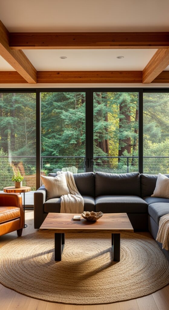 23 Black and Wood Living Room Inspirations for a Cozy Yet Chic Home