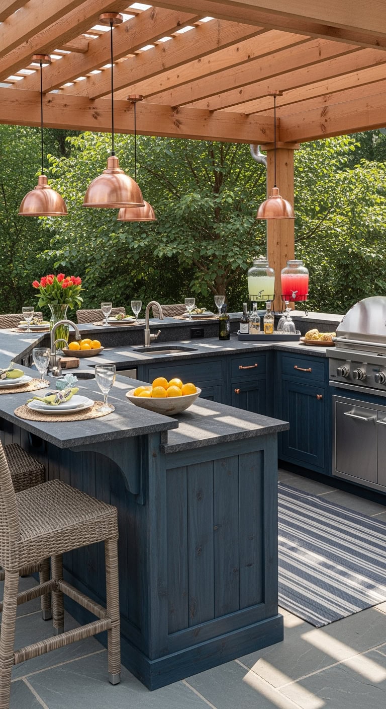 cozy compact outdoor cooking haven