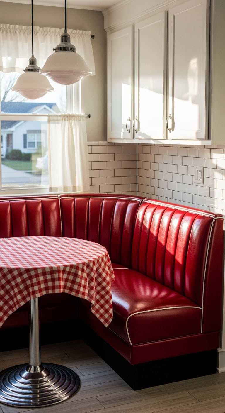 cozy family friendly kitchen nook