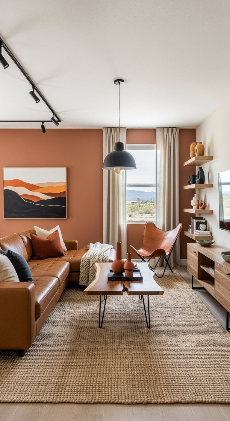 desert modern matte black lighting