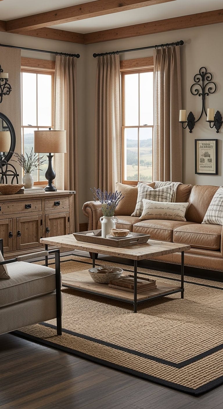 distressed tan wood elegance