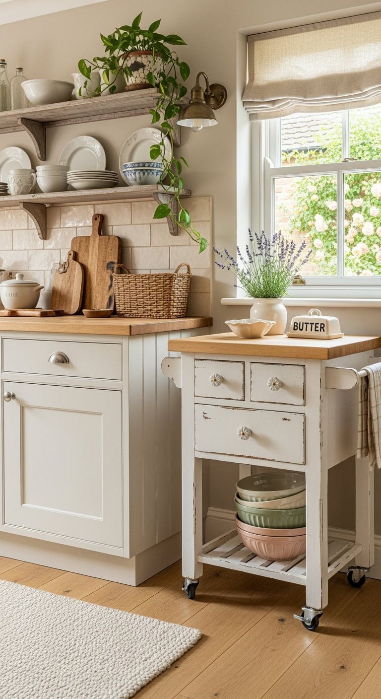 distressed vintage prep cabinet