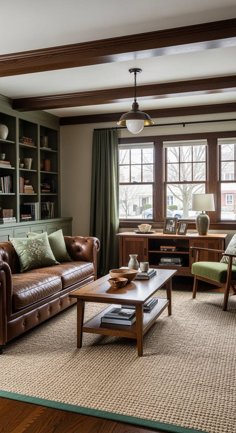 ebony and fern craftsman warmth