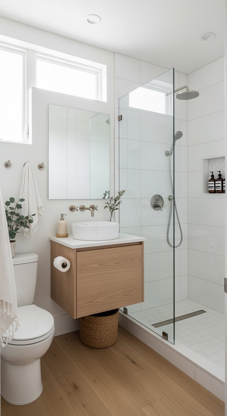 frameless glass expands space