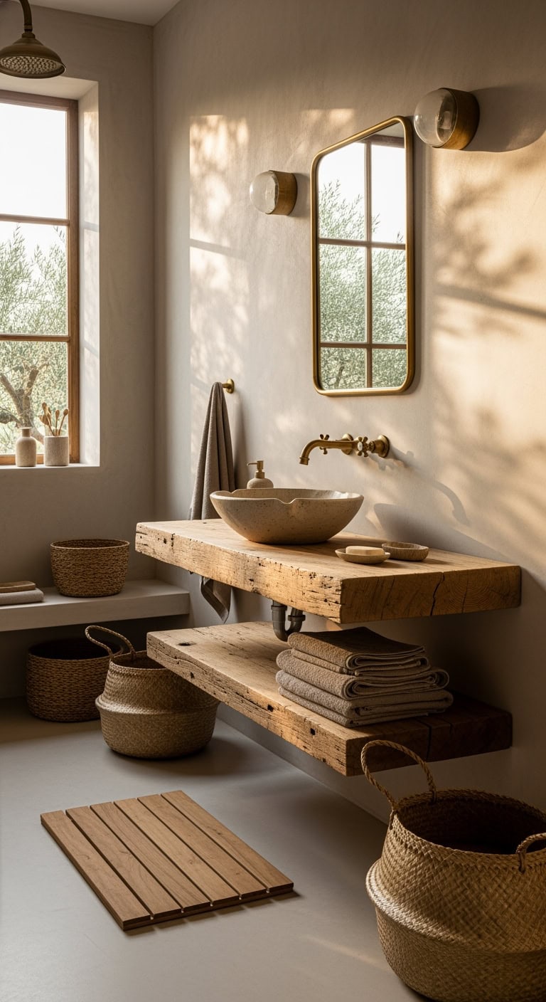 fresh airy compact bathroom ideas