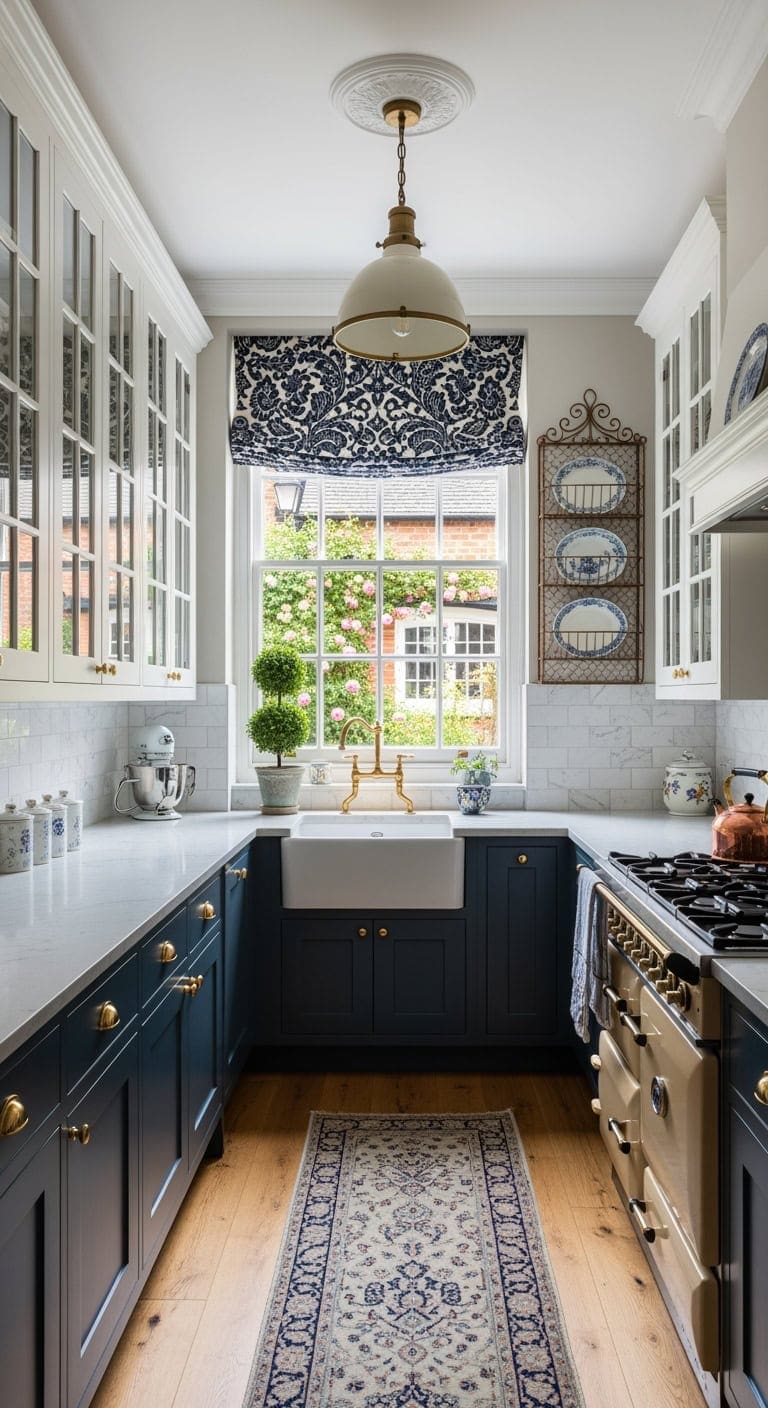 glass front cabinets for depth