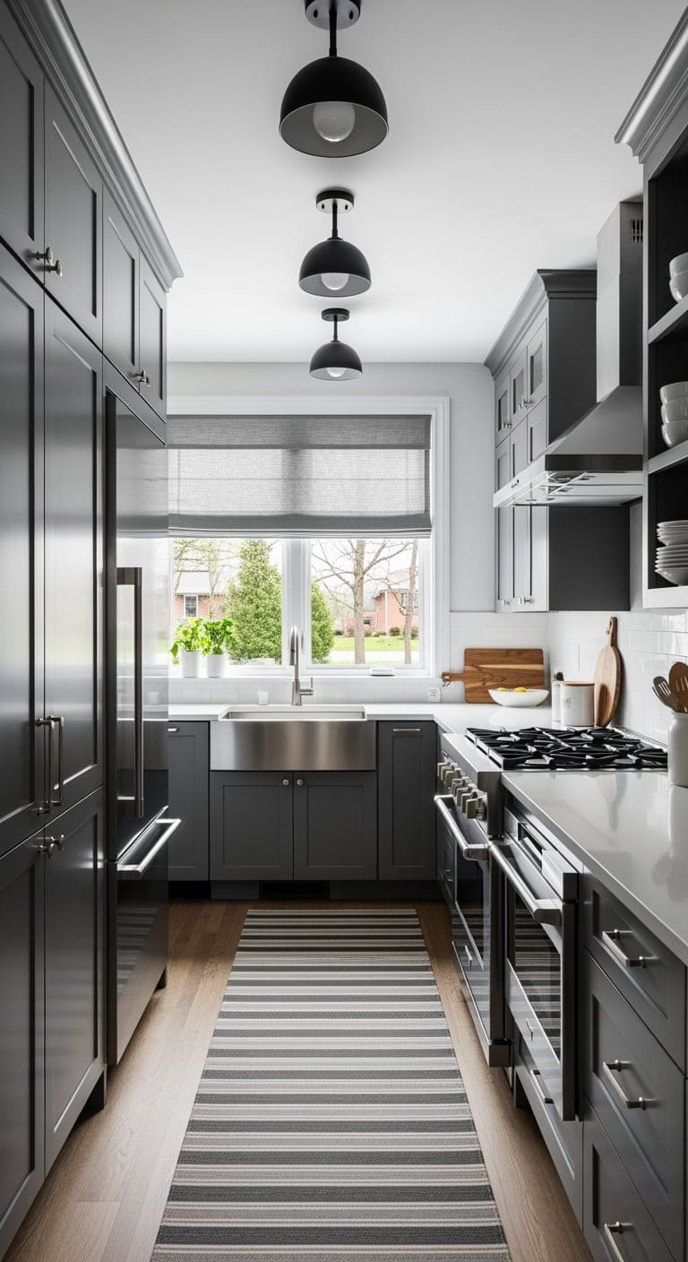 graphite shaker kitchen simplicity