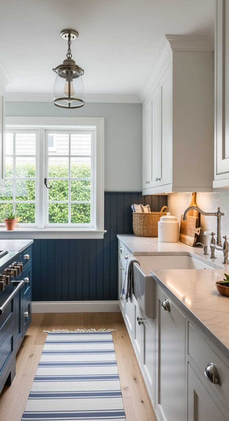 hamptons inspired compact coastal sink