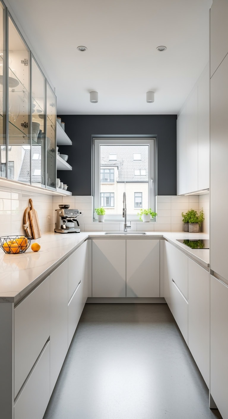 handleless quartz galley transformation