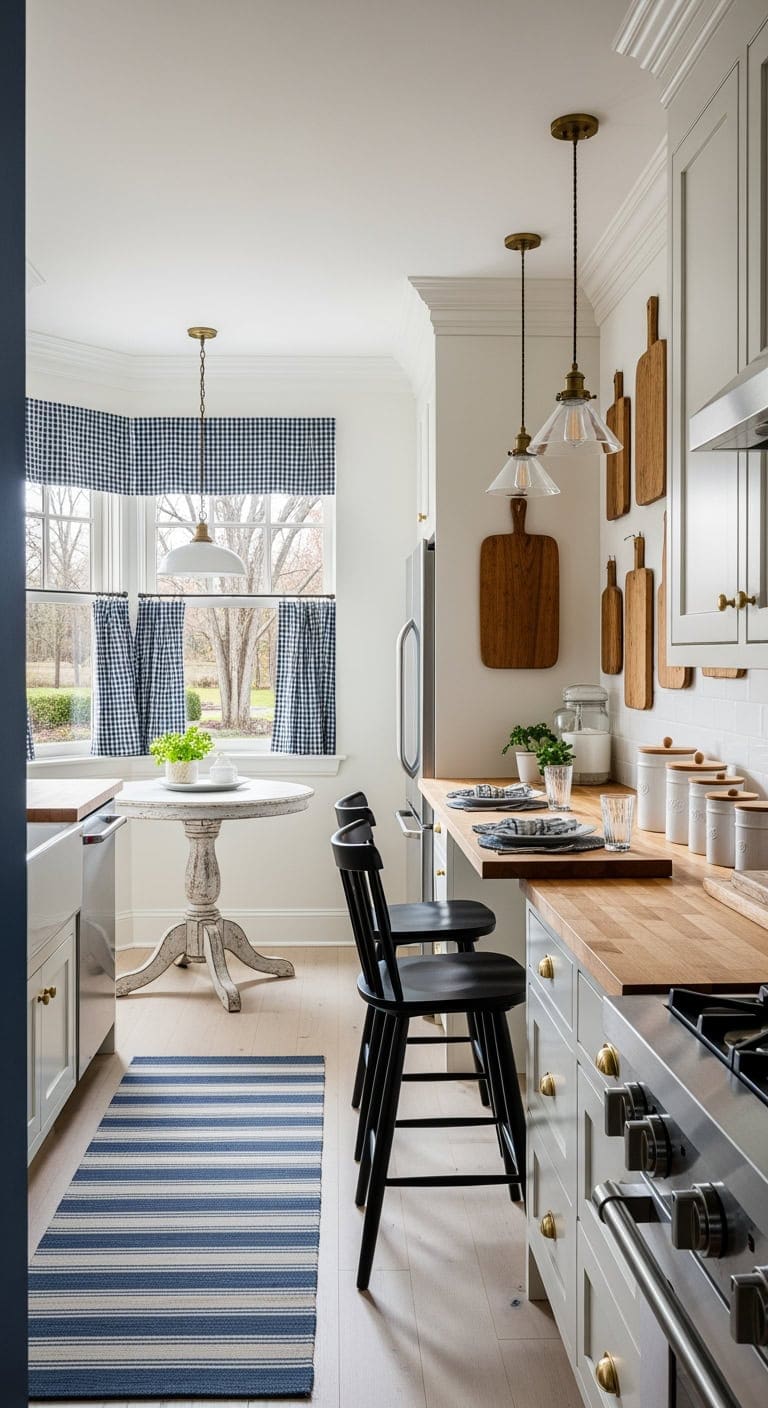heritage inspired cozy colonial kitchen