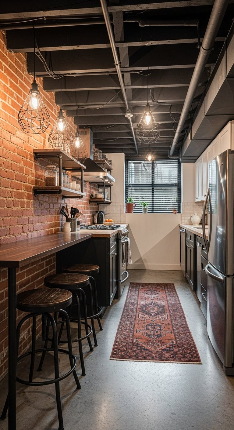 industrial exposed brick vibes