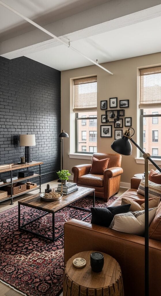 Image showcasing 23 Black Coffee Table Living Room Makeovers Loved by Women Over 30