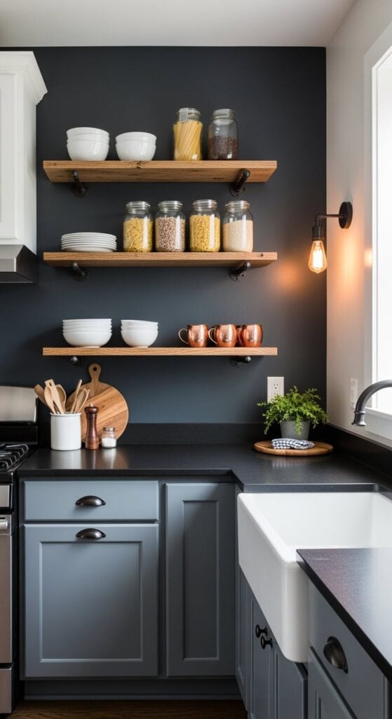 View of 23 Small Kitchen Storage Ideas That Make Cooking Easier