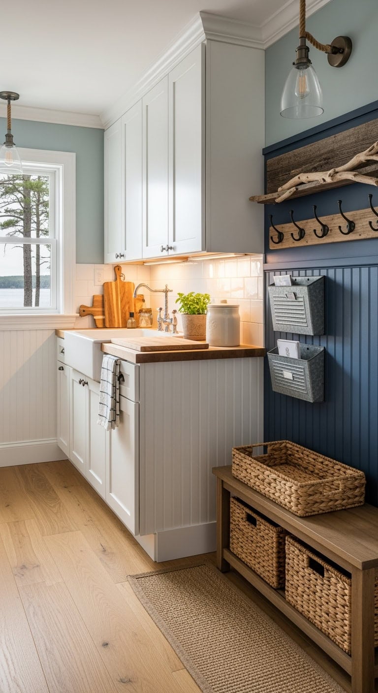 lakeside mudroom hook zone