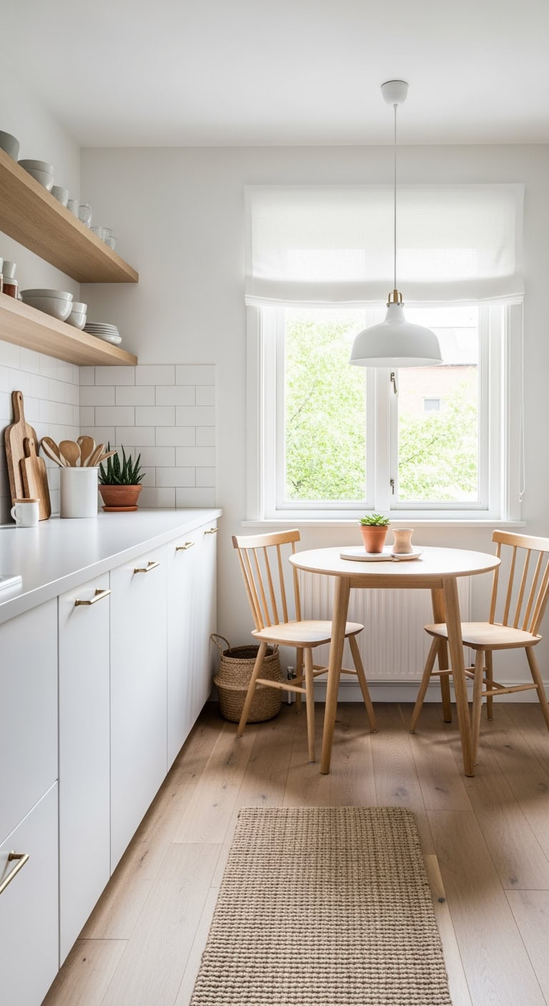 light oak scandinavian two seater