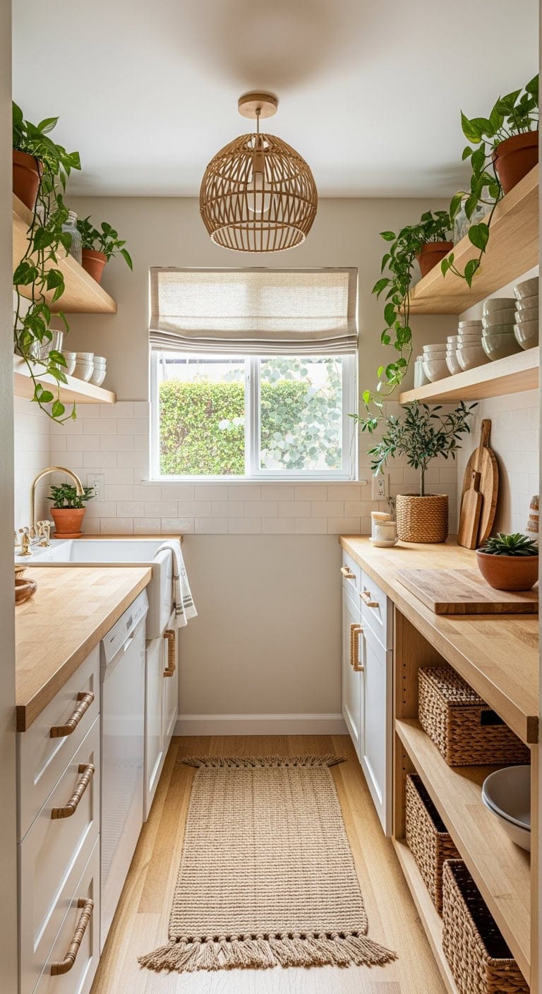 light wood california kitchen