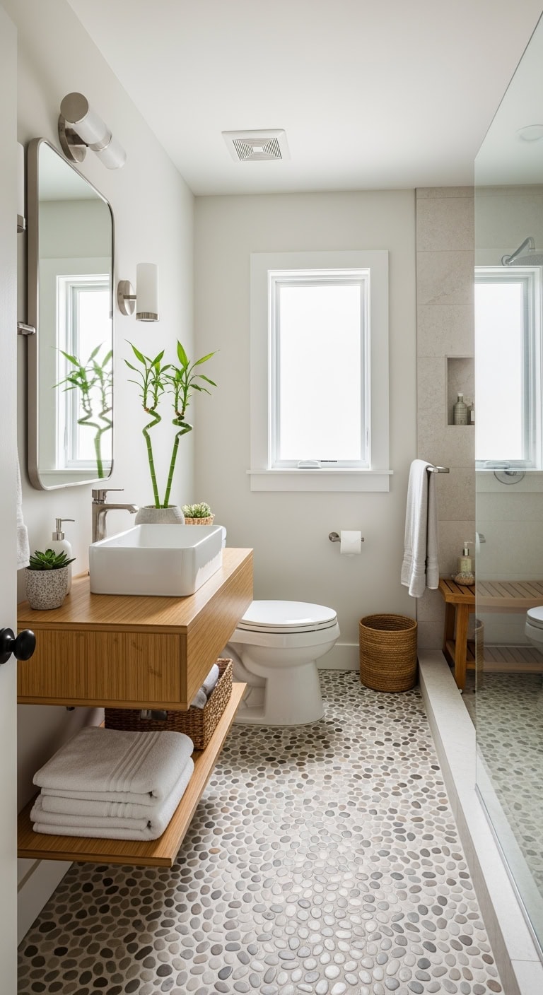 linear pebble zen sanctuary