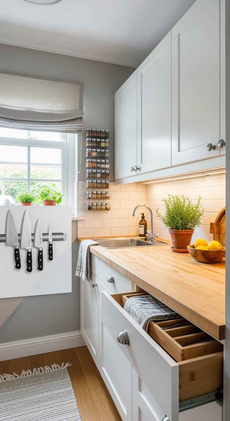 magnetic knives free counters