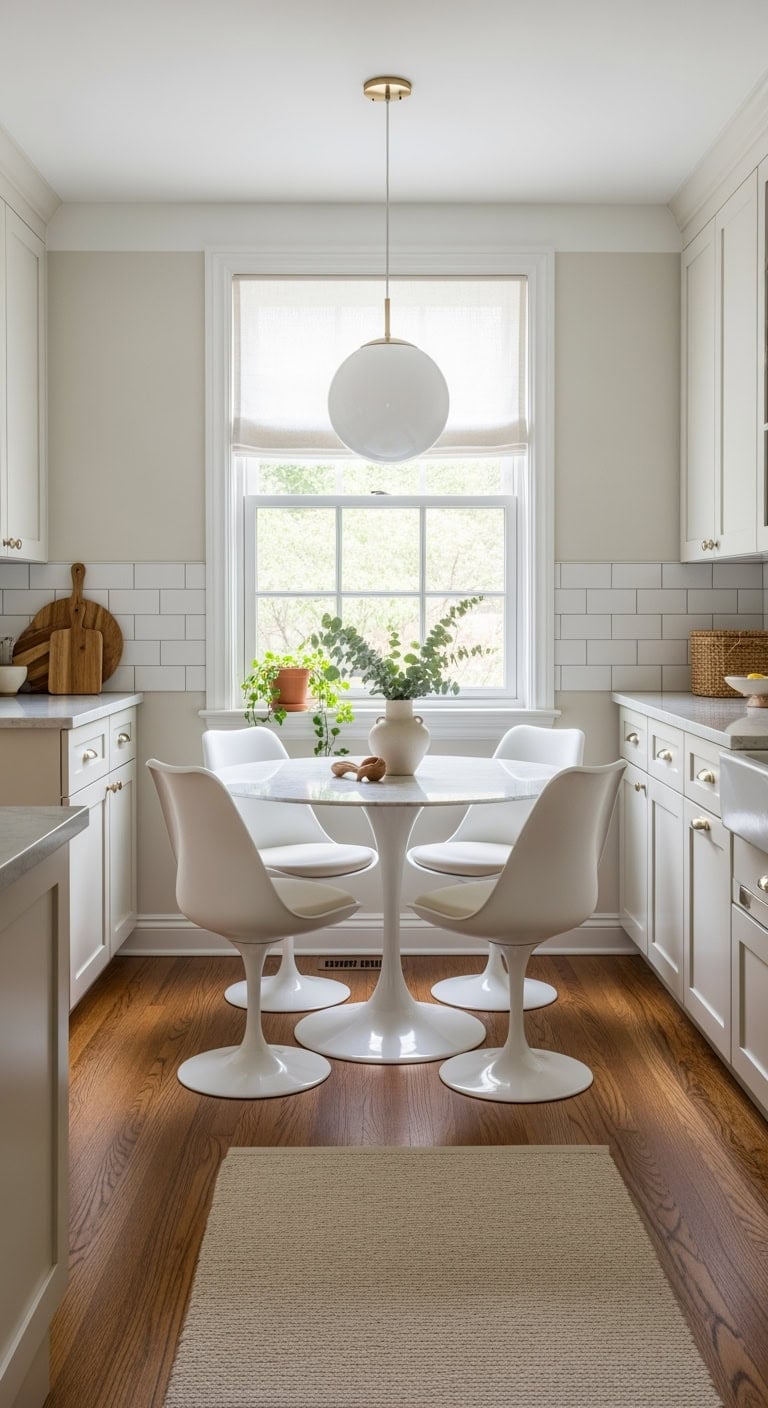 marble tulip space saving centerpiece