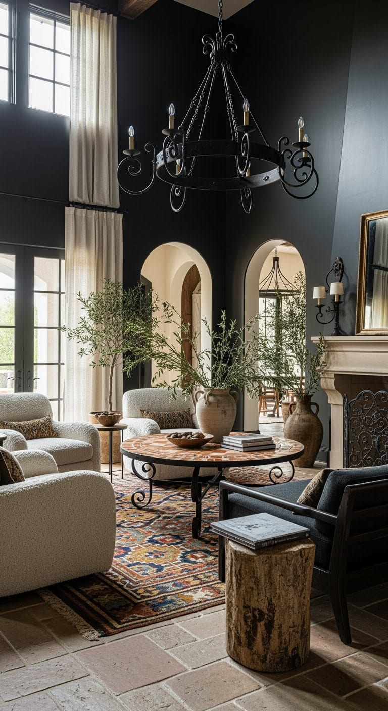 mediterranean wrought iron terracotta aesthetic