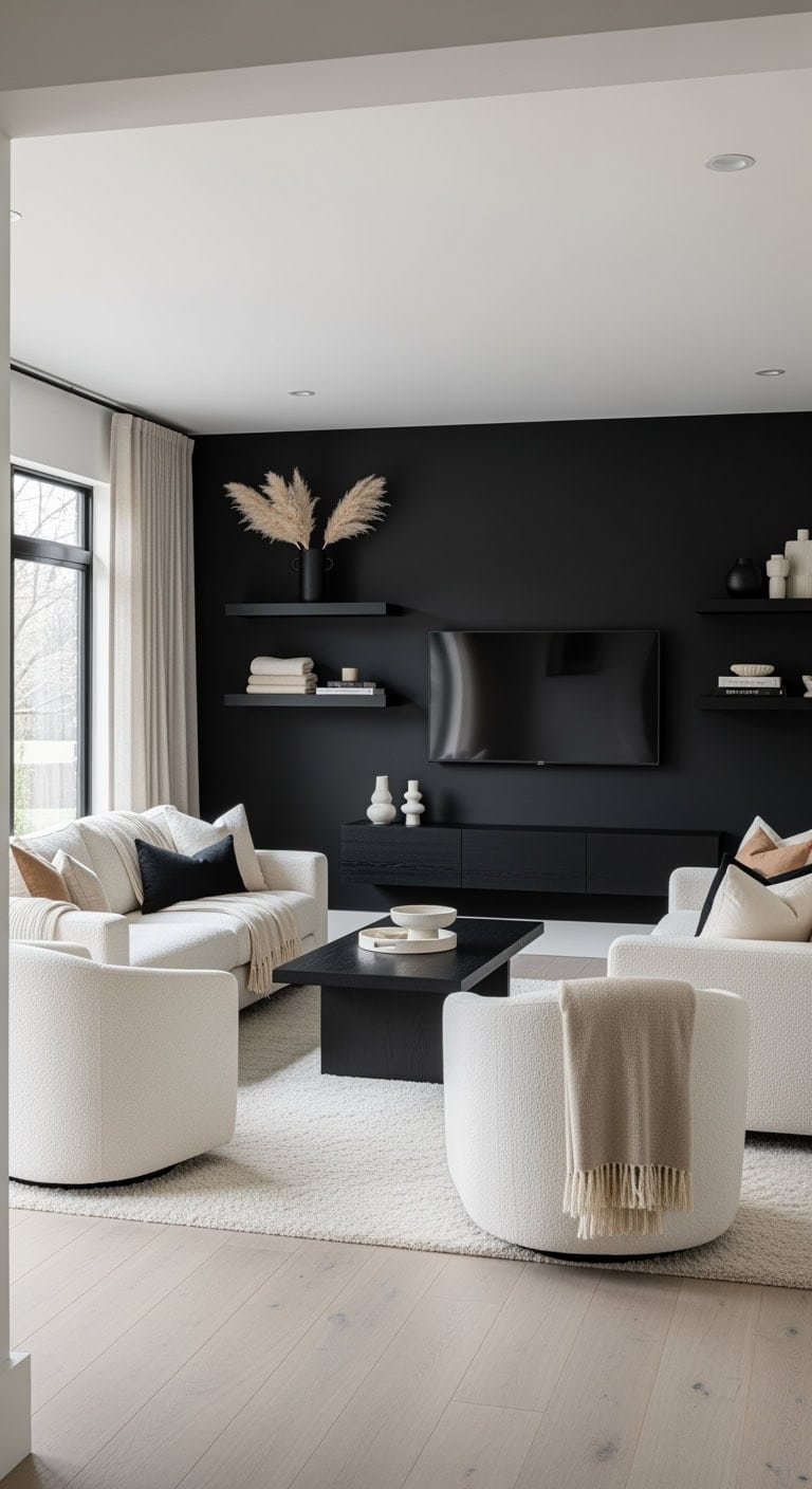 minimalist black and cream luxury