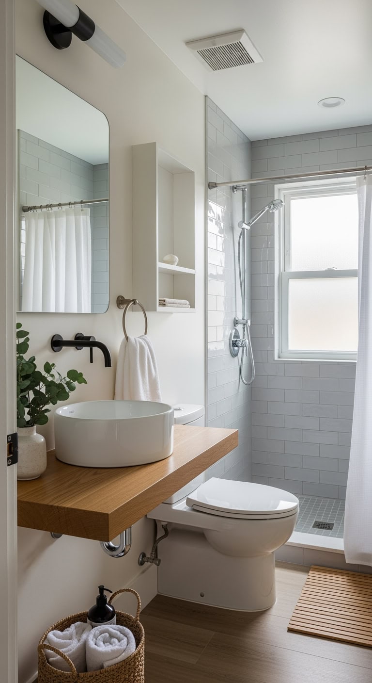 minimalist scandinavian single vessel sink