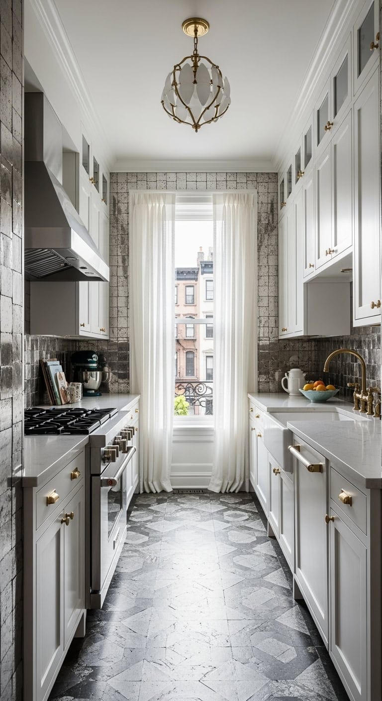 mirrored art deco glamour