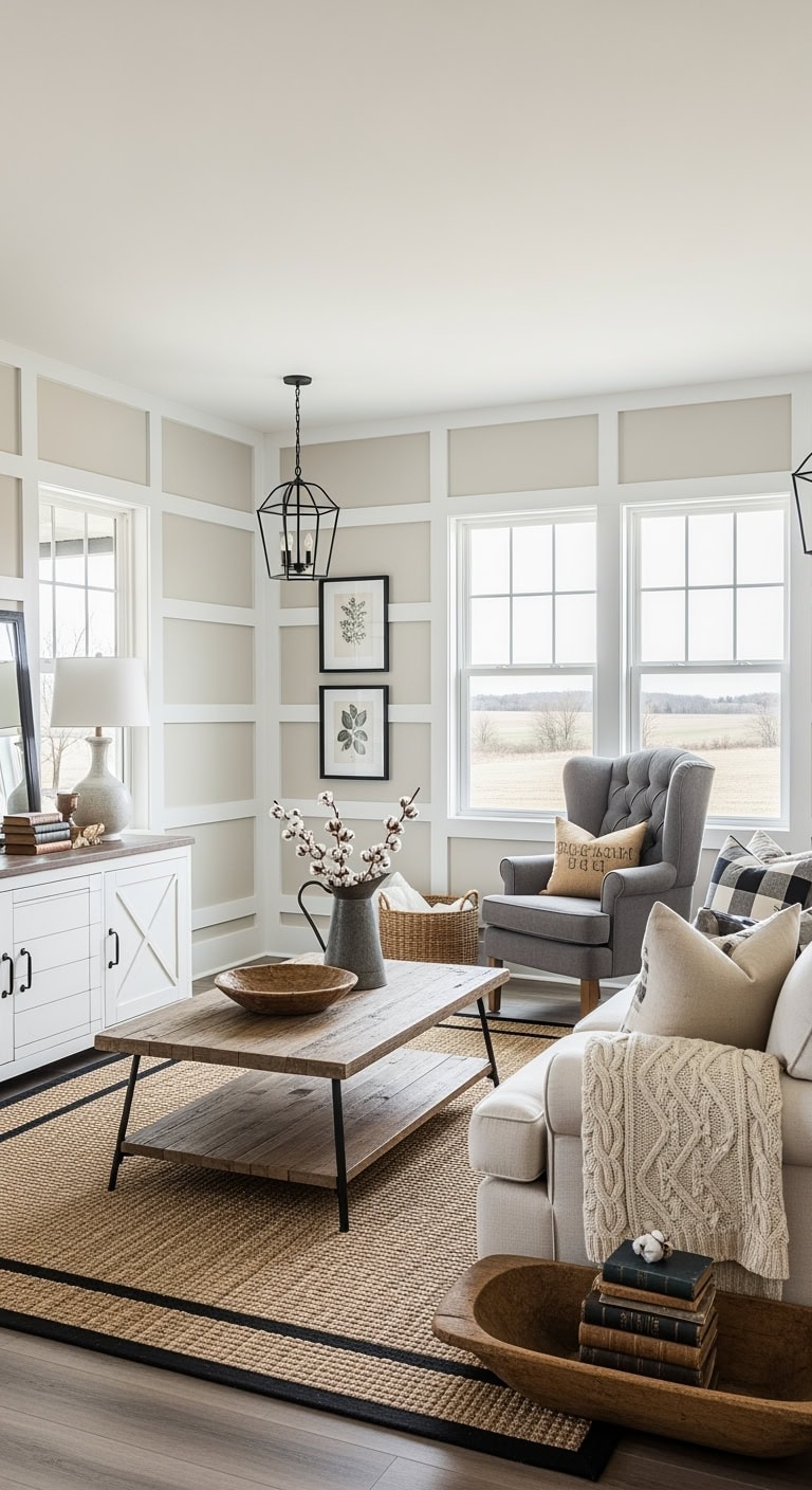 modern farmhouse board and batten