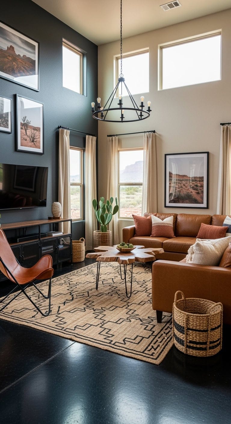 modern southwestern leather sanctuary