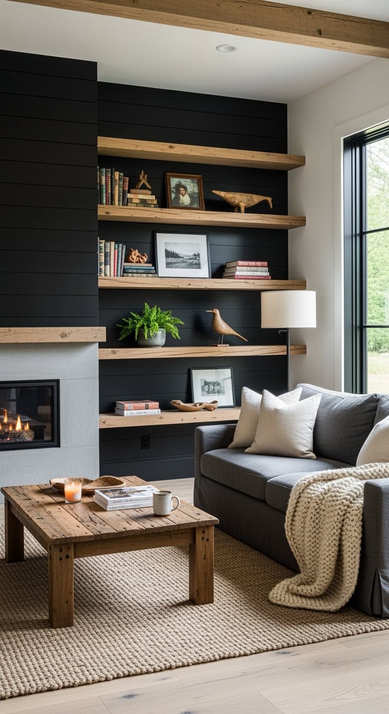 moody farmhouse reclaimed wood