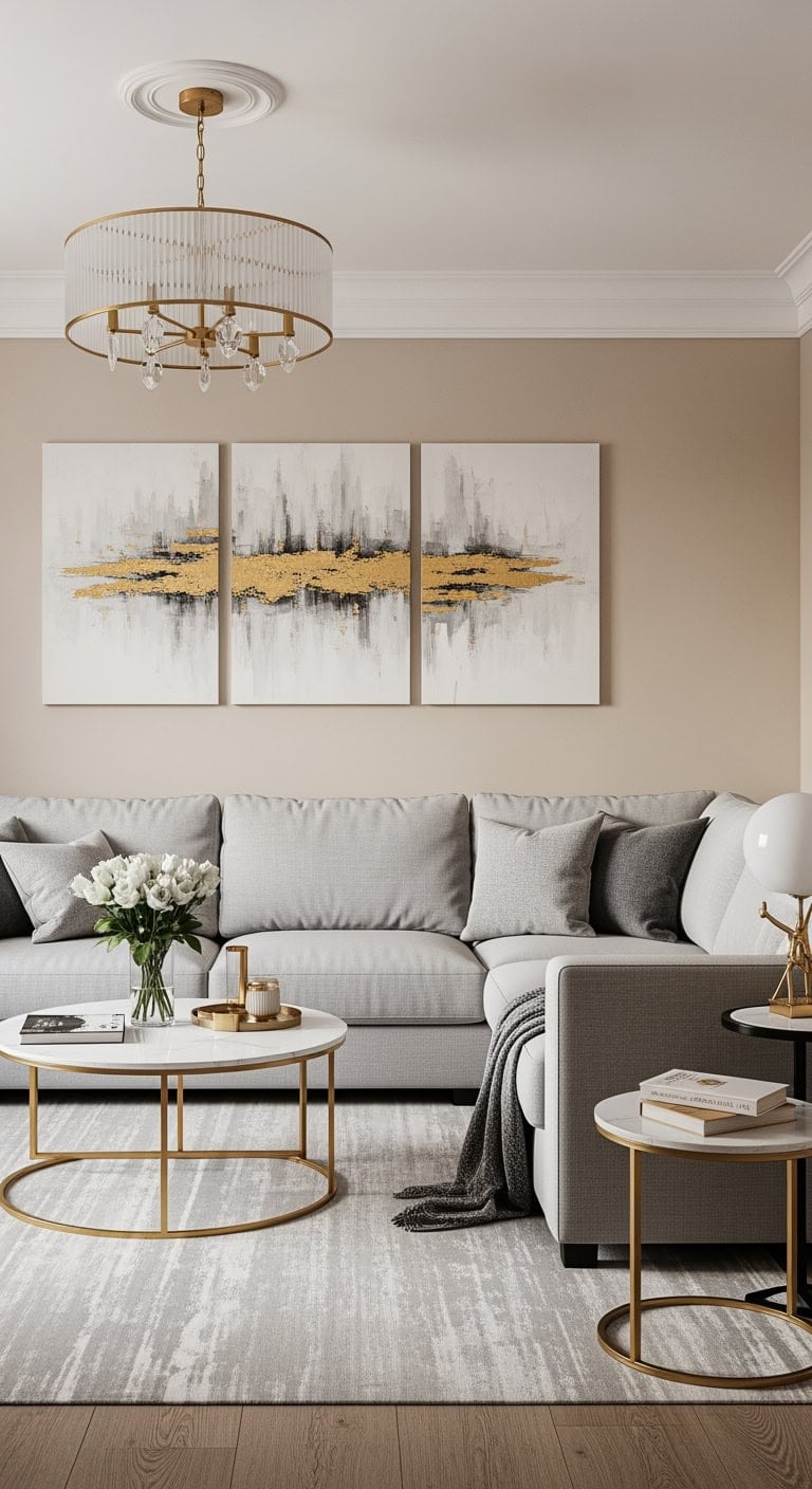 moody jewel toned luxe living