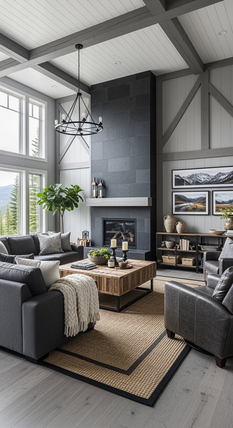 moody mountain modern lodge