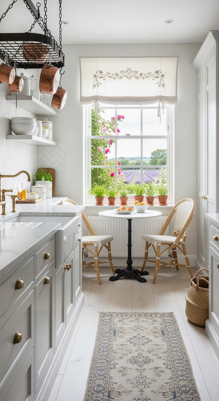 narrow french bistro galley