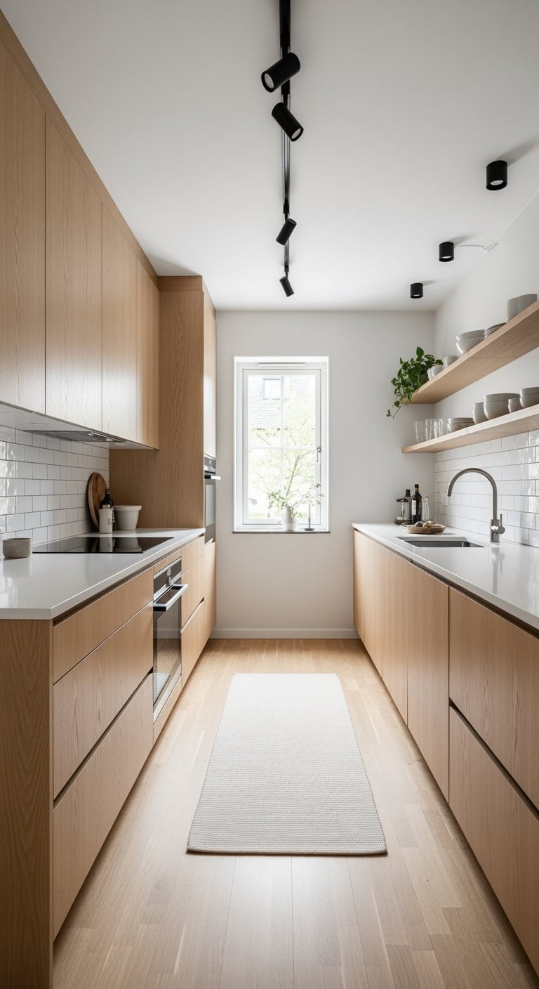 nordic minimalist light wood kitchen