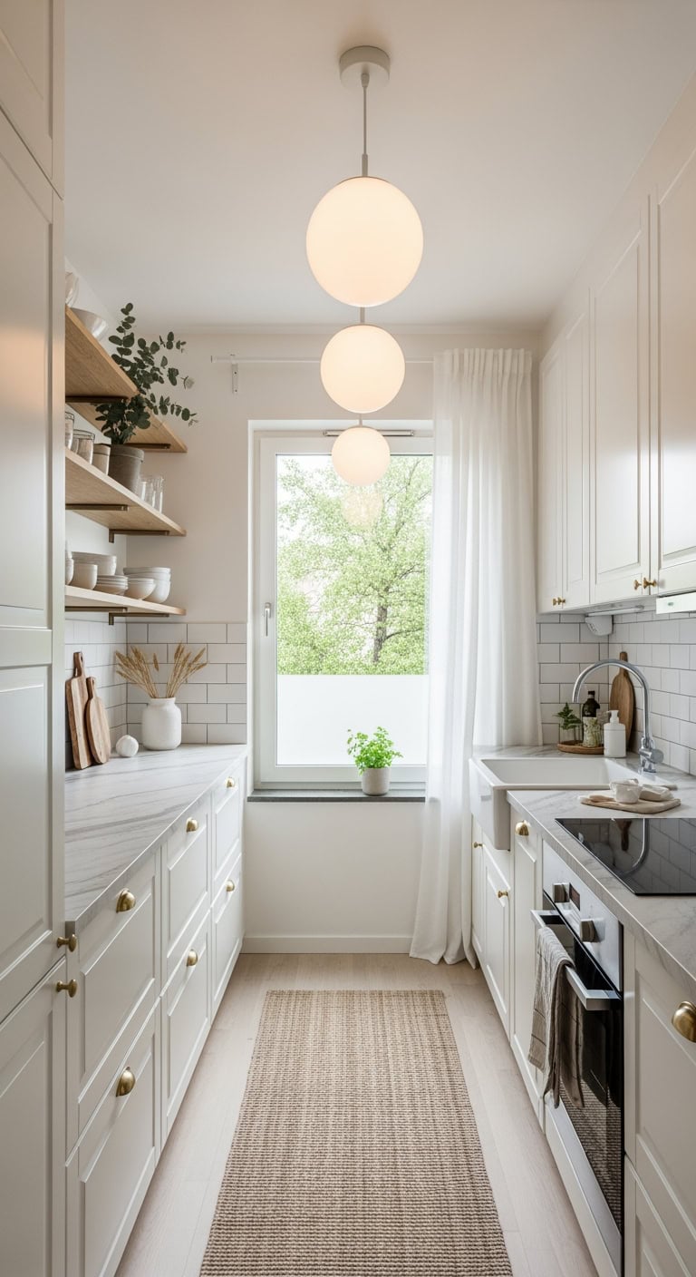 nordic white globe pendants