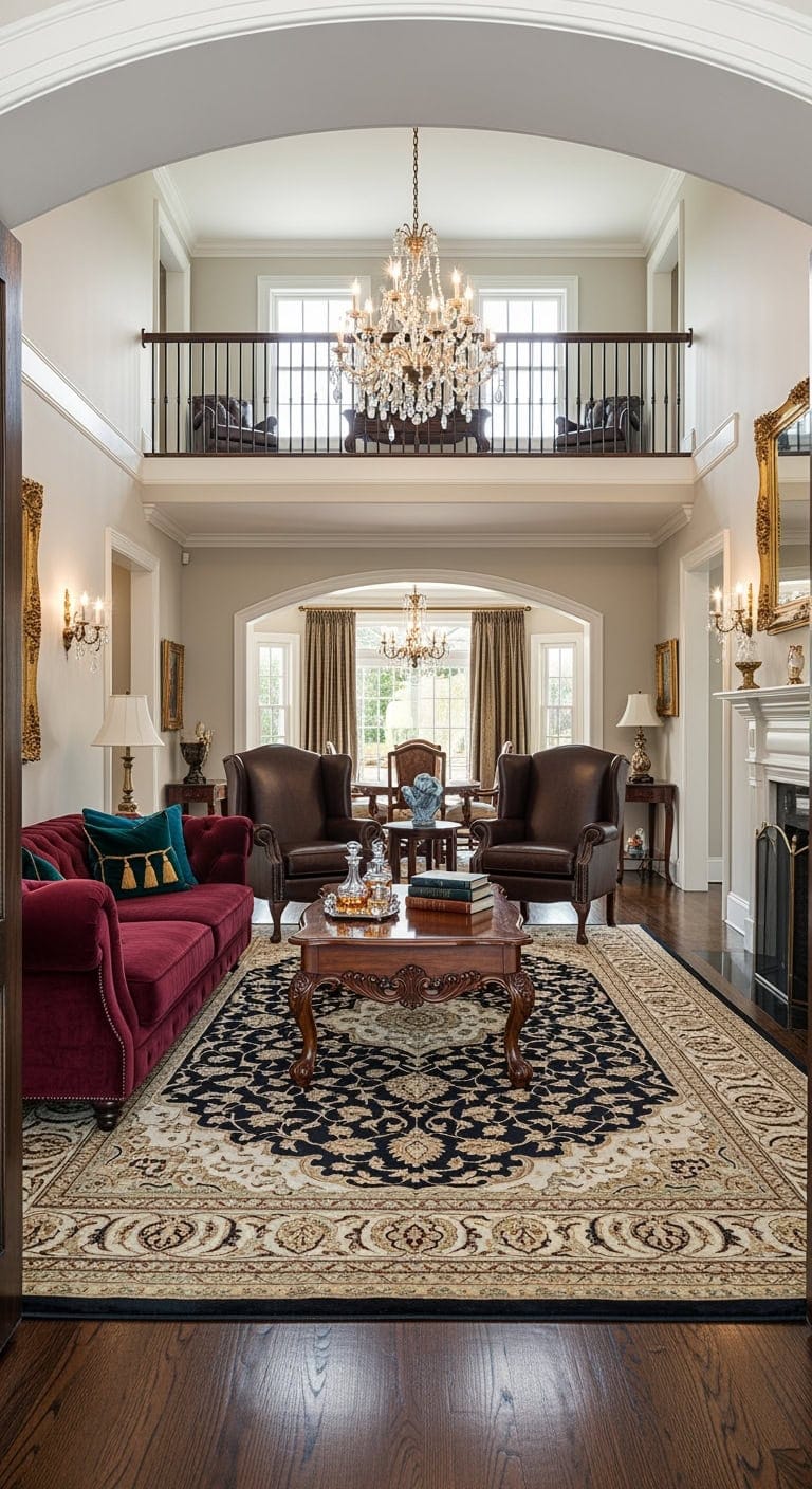 opulent traditional black and gold