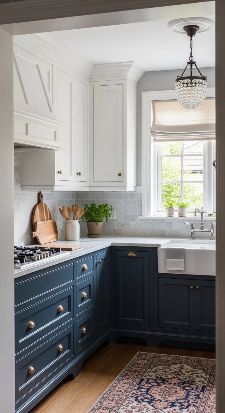 ornate classic cabinetry for small