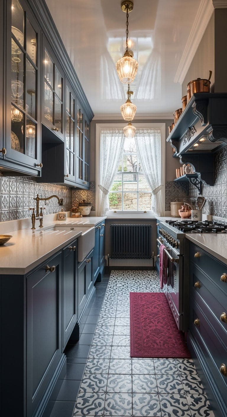 ornate victorian jewel box kitchen