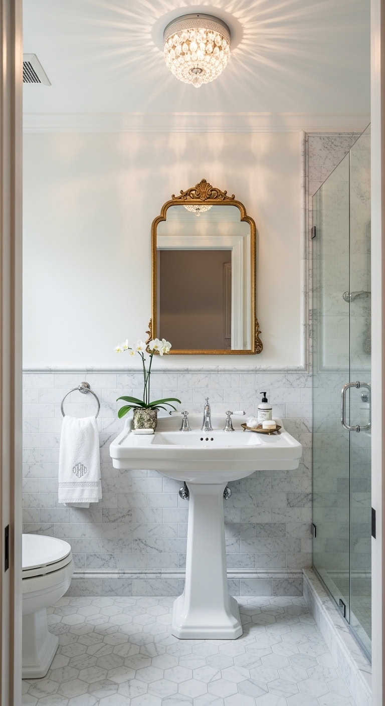 parisian carrara marble elegance