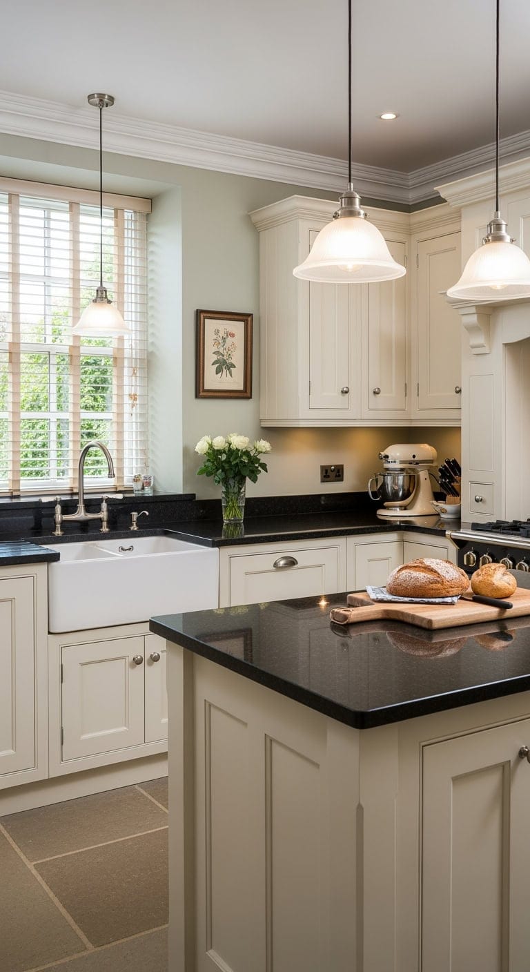 peninsula crown molding makeover