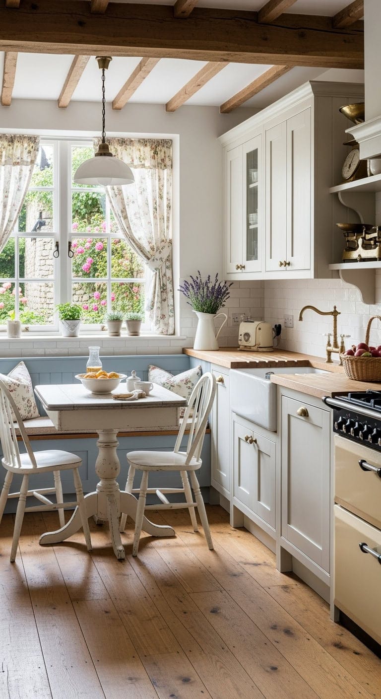 quaint english cottage nook