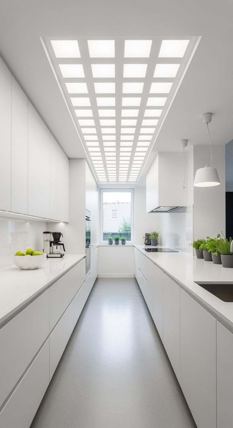 recessed lighting grid transformation