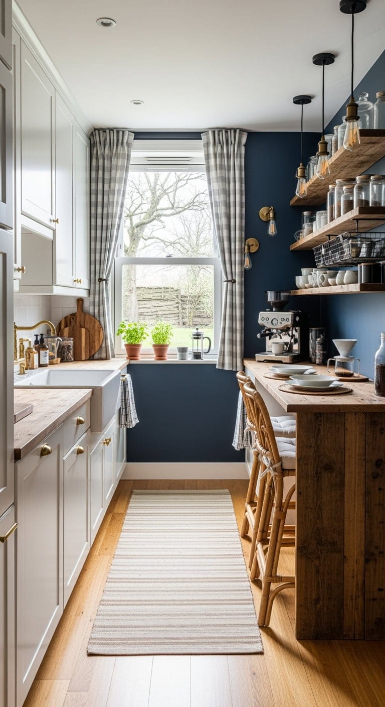 reclaimed rustic morning coffee nook