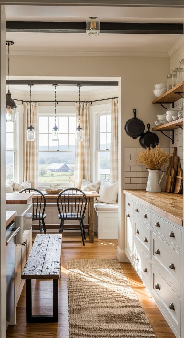 reclaimed wood cozy nook