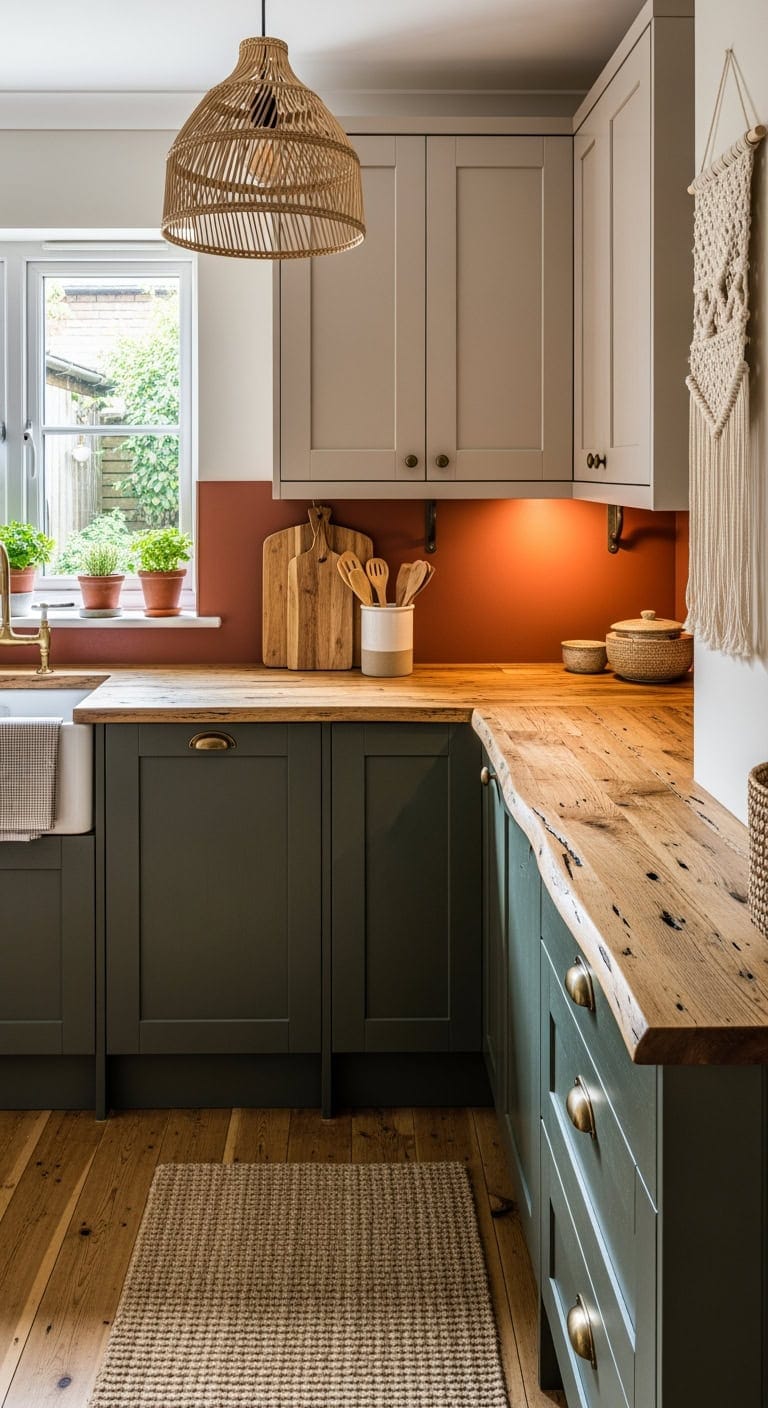reclaimed wood rustic kitchen