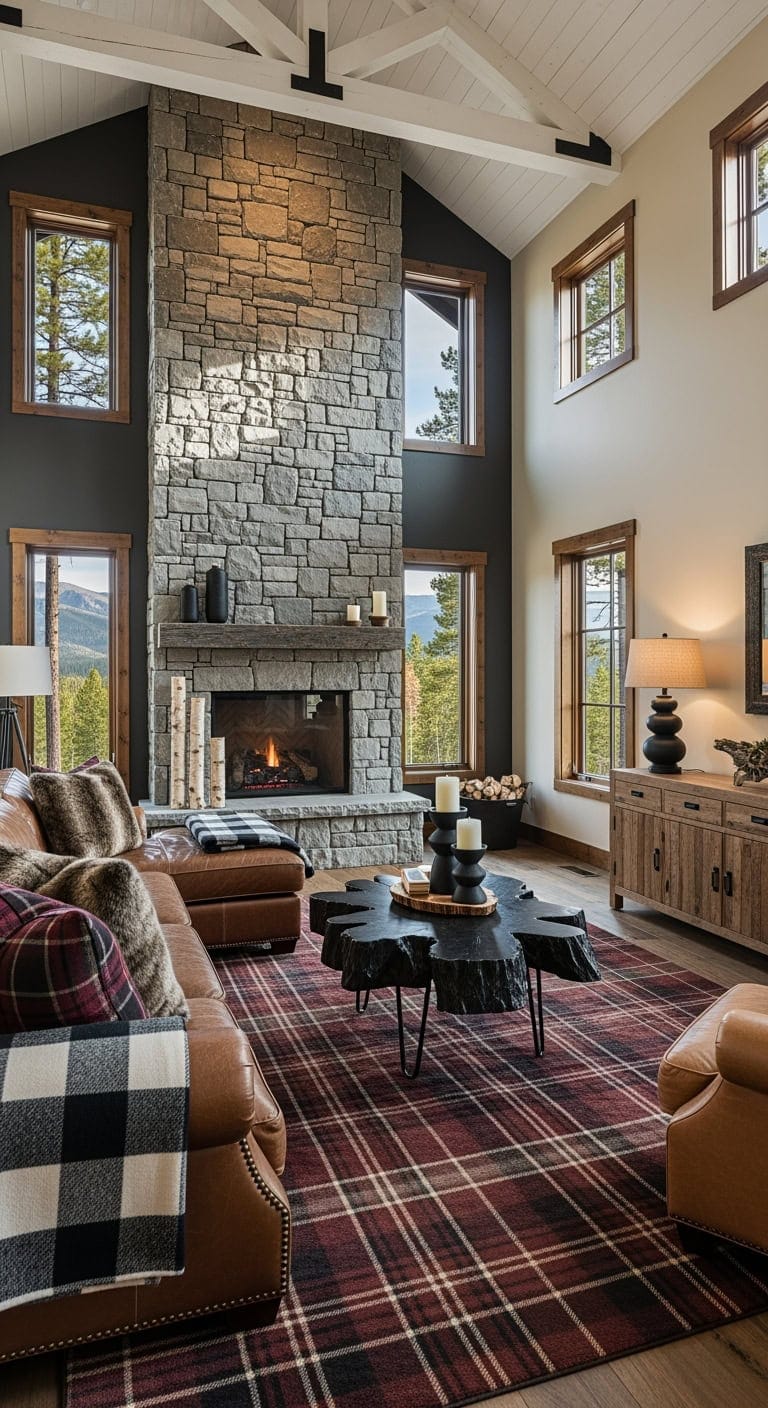 refined rustic lodge living