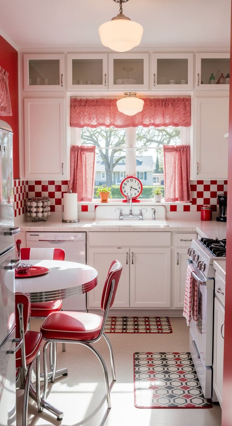 retro chrome dinette nook