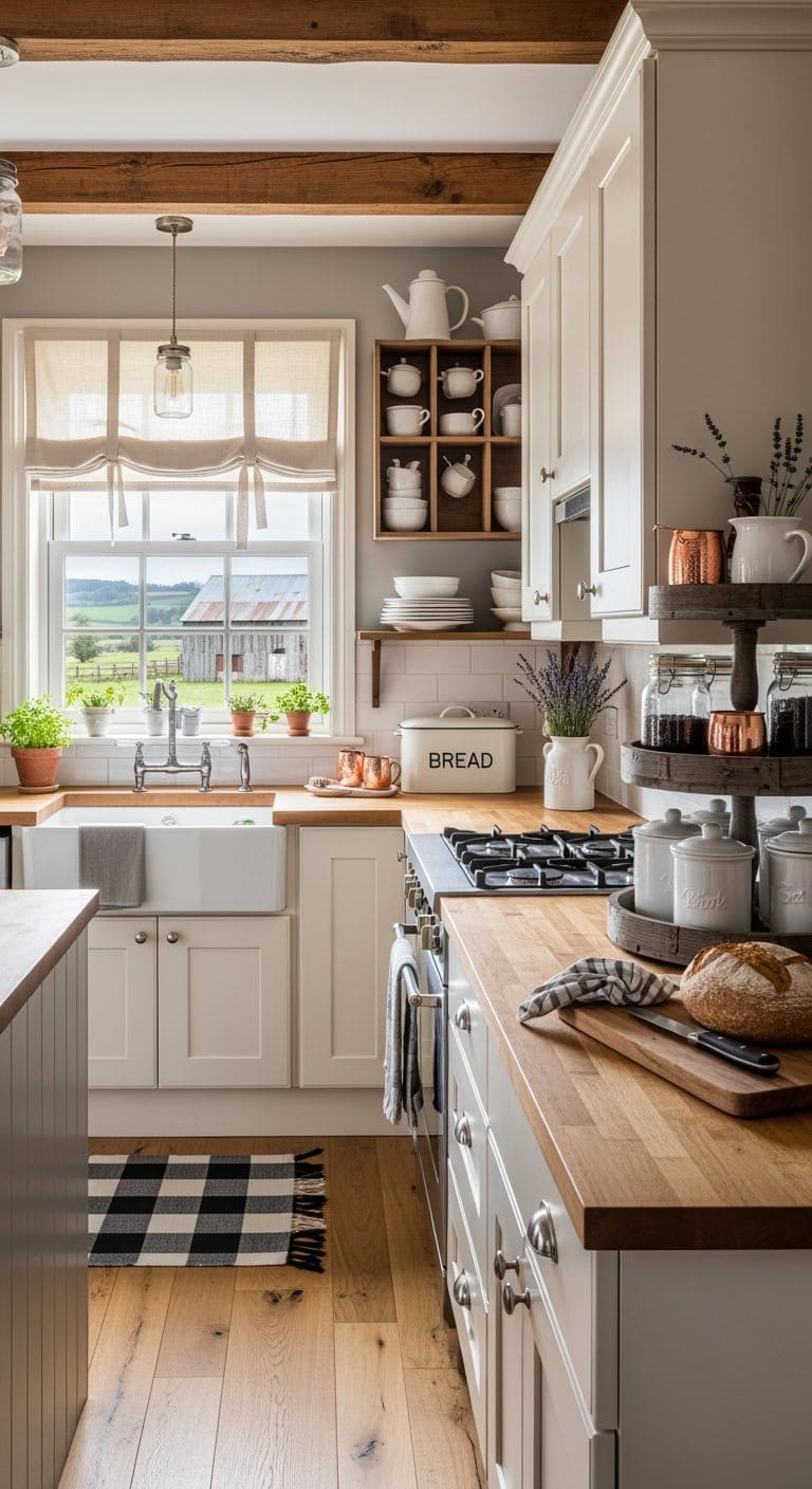 rustic tiered coffee station